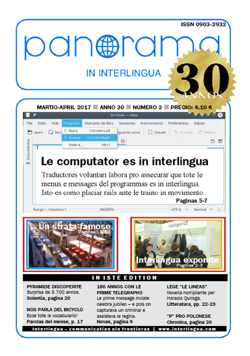 Panorama in interlingua