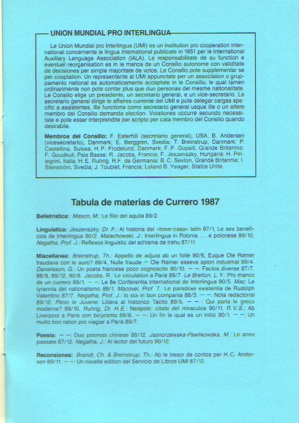 Currero 90/octobre-decembre 1987