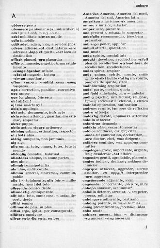 Svensk-Interlingua ordbok